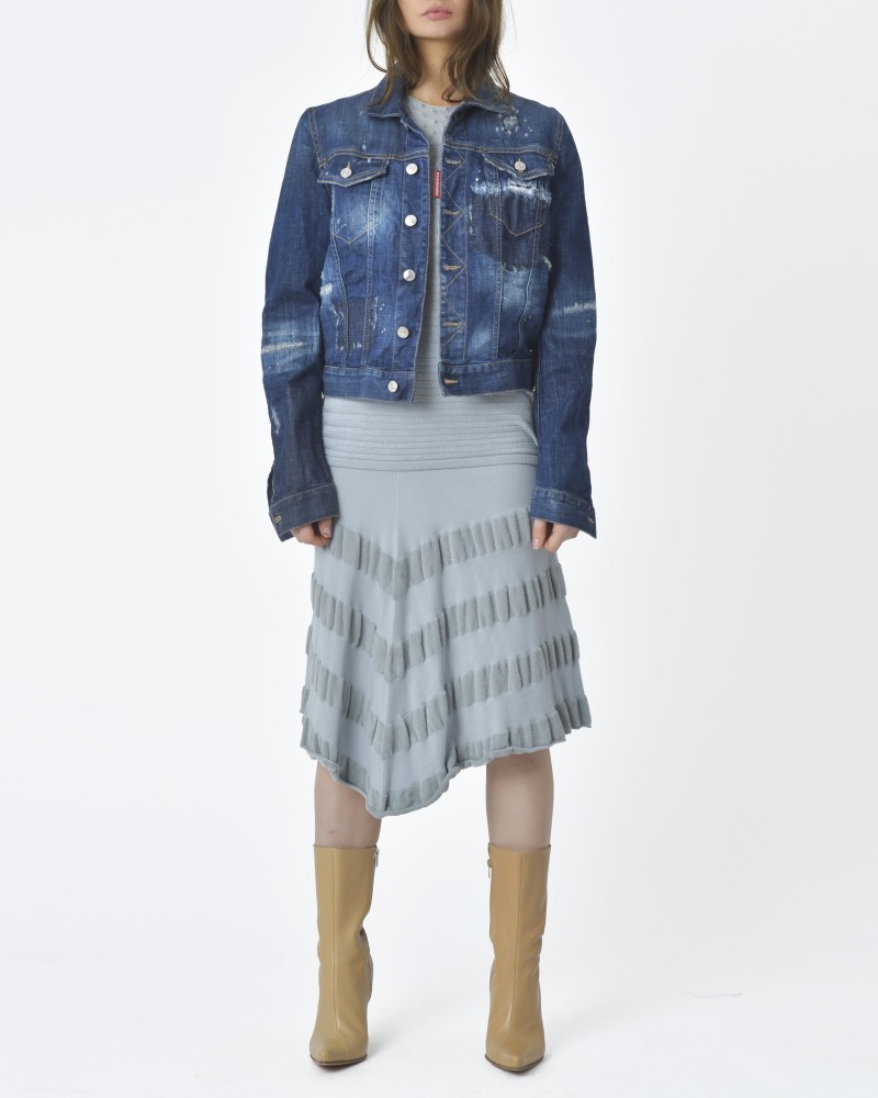 Veste jean/denim bleu Dsquared2 