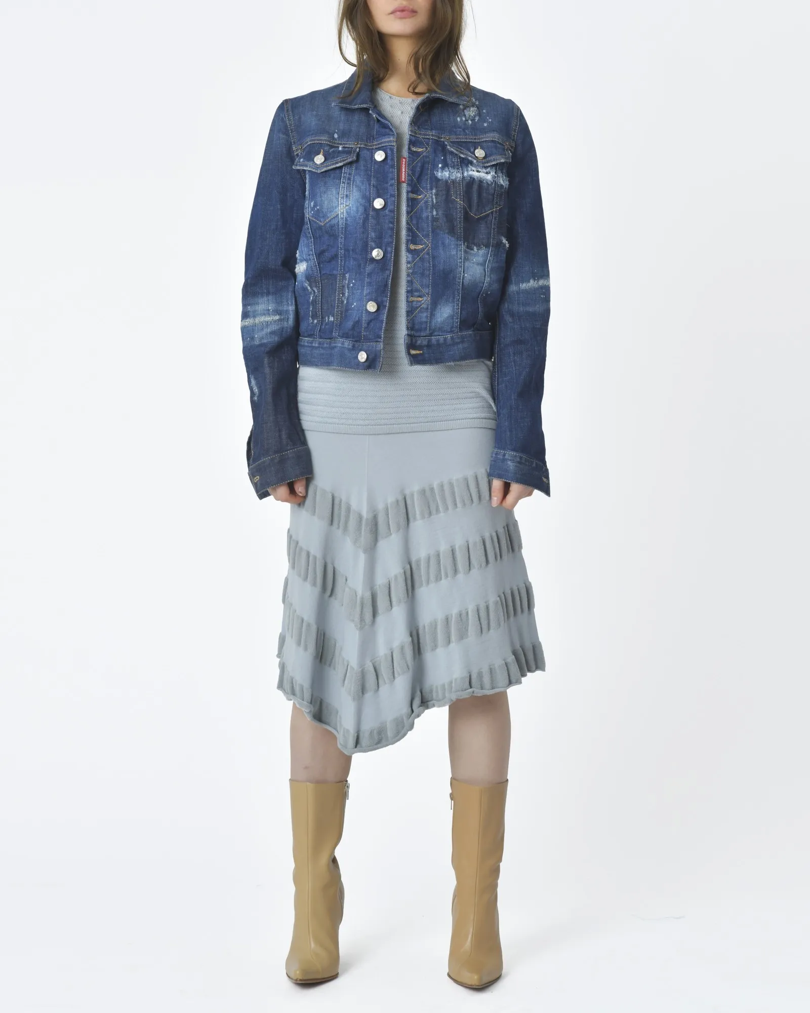 Veste jean/denim bleu Dsquared2 