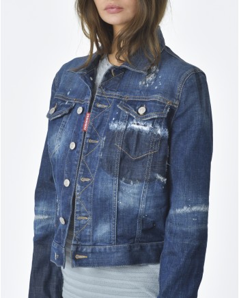 Veste jean/denim bleu Dsquared2 