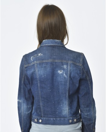 Veste jean/denim bleu Dsquared2 