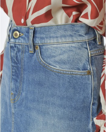 Jupe jean/denim bleu True Nyc 