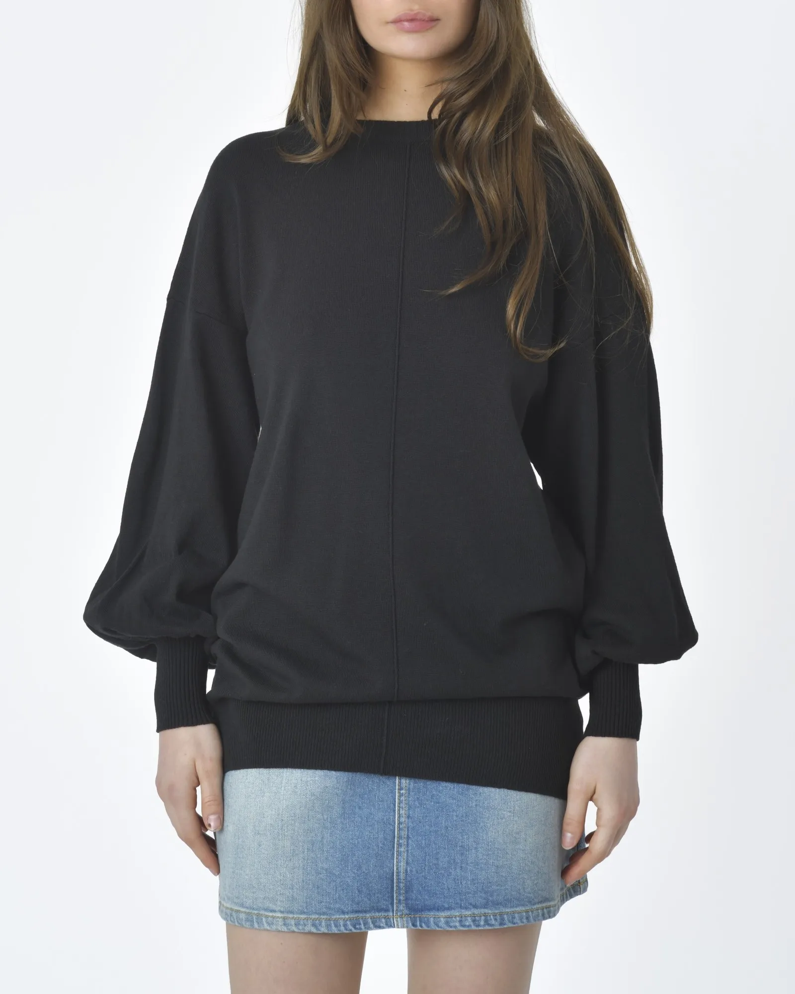 Pull noir oversize Emma White 