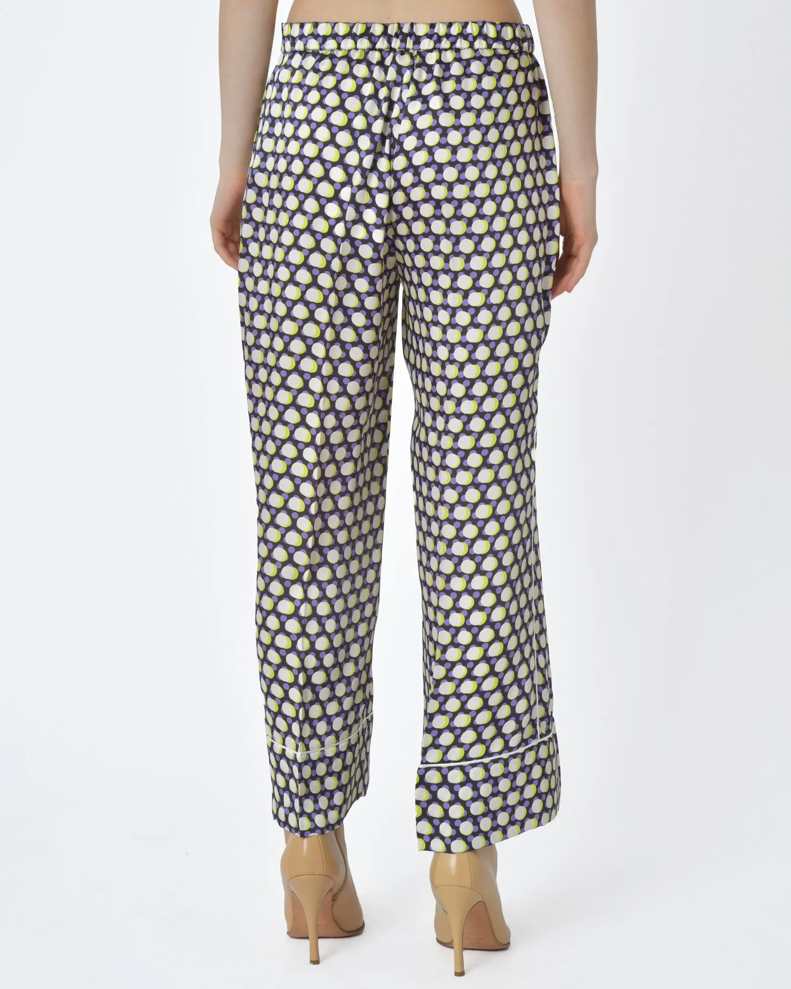 Pantalon motif rond Beatrice B 