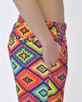 Pantalon multicolore  White Sand 