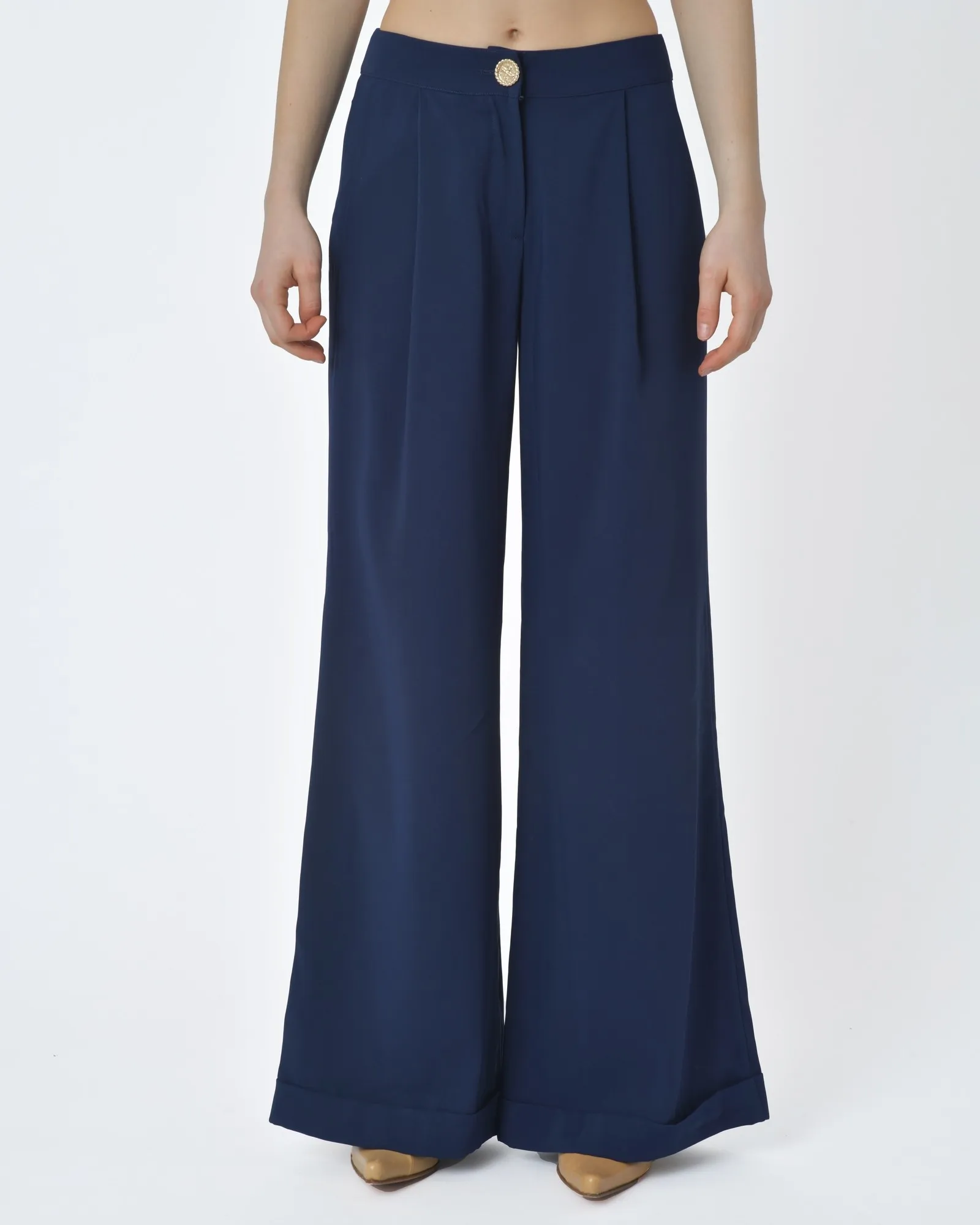 Pantalon bleu Edward Achour 