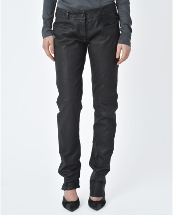 Pantalon cuir noir Gimo'S 