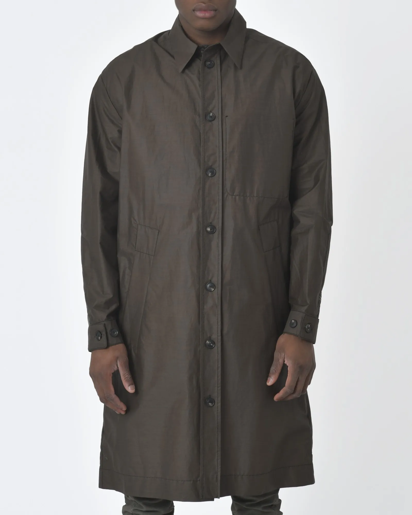 Impermeable maron T_Coat 