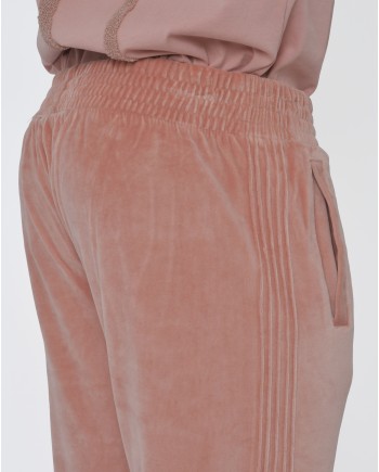 Pantalon velours rose pâle Erevan 