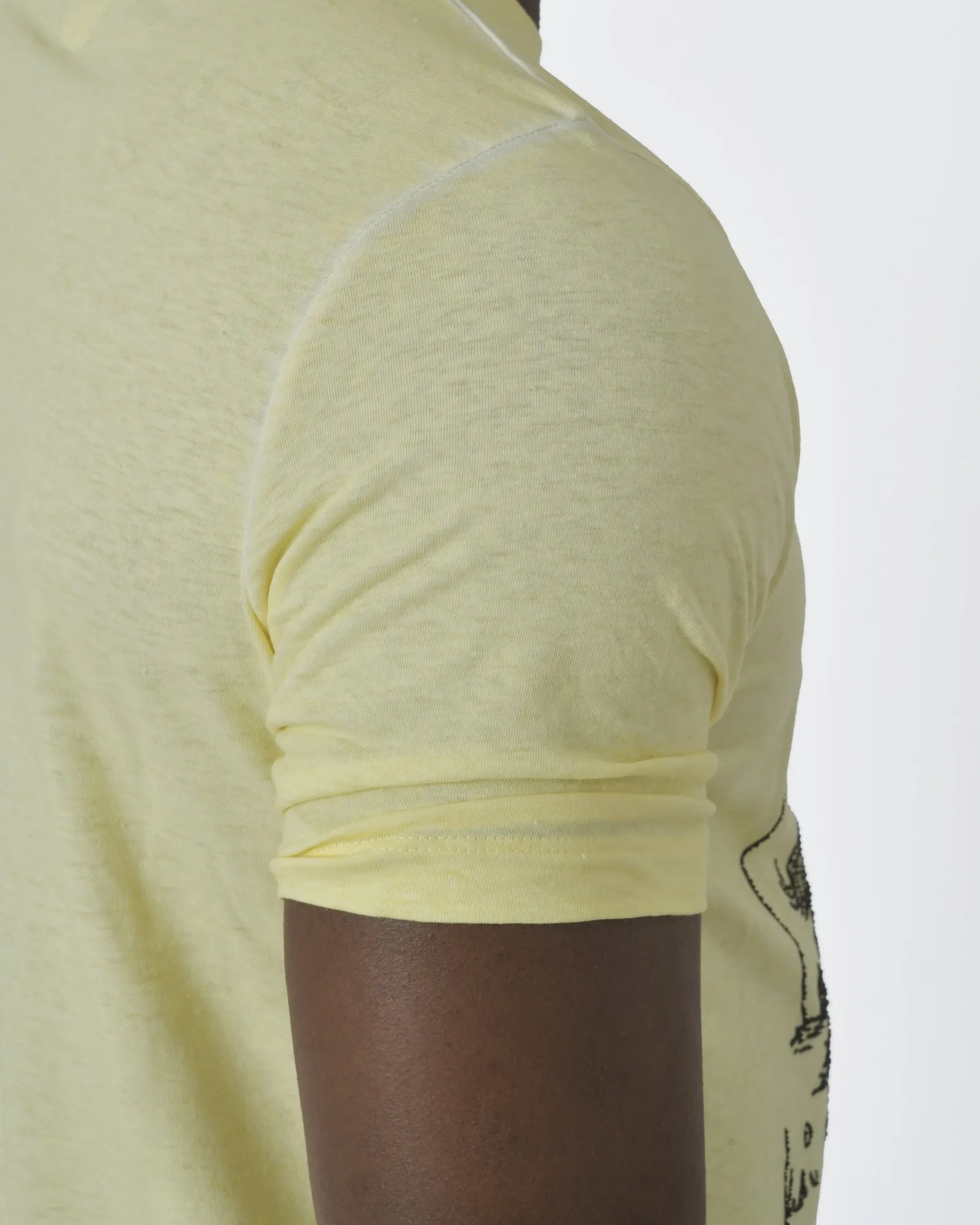 T-Shirt jaune pale Dsquared2 