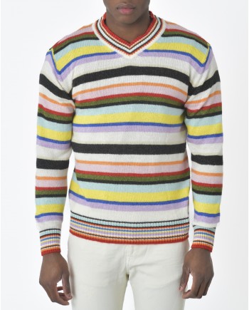 Pull en maille multicolore Scotch & Soda 