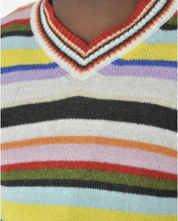 Pull en maille multicolore Scotch & Soda 