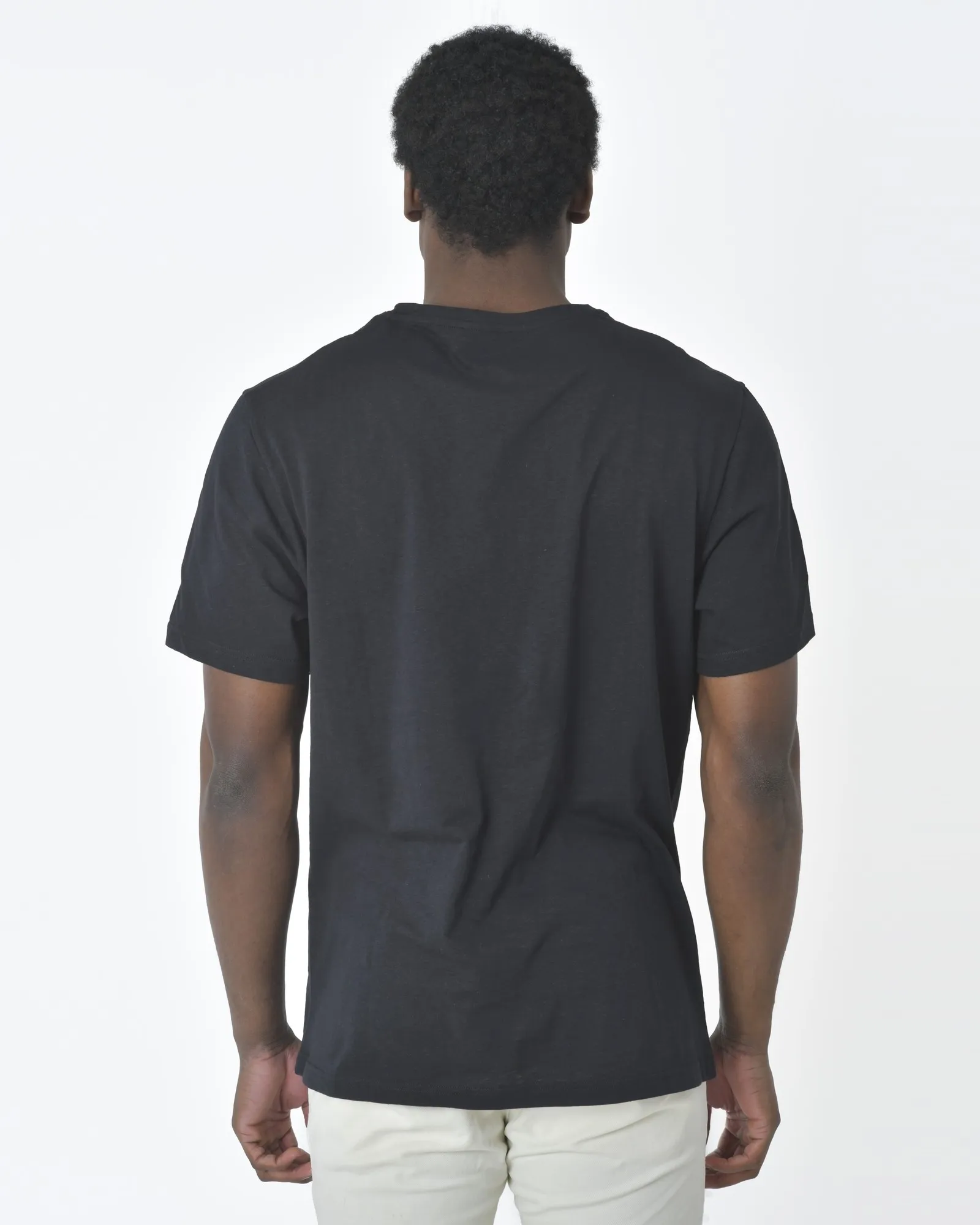 T-Shirt noir avec motifs fantaisies Erevan 