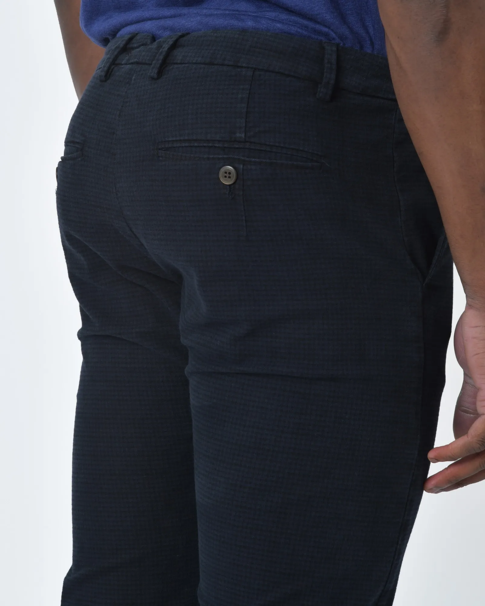 Pantalon bleu marine True Nyc 