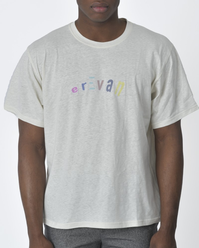 T-Shirt blanc ecriture  Erevan 