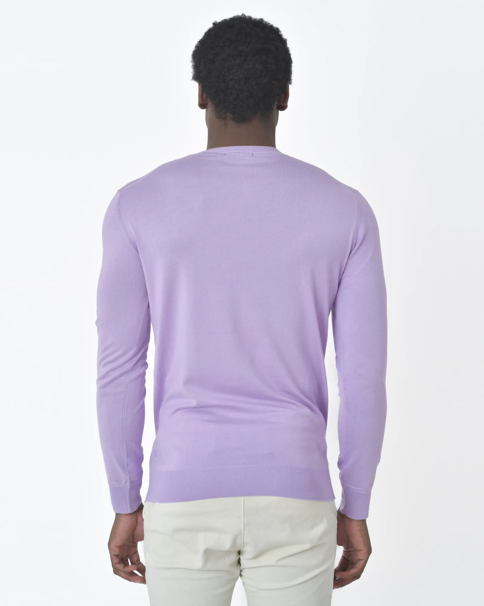 Pull en maille mauve Scotch & Soda 