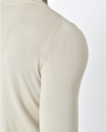 Pull en maille beige  Vneck 