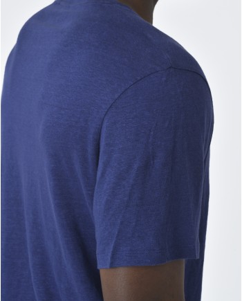 T-Shirt bleu Vneck 