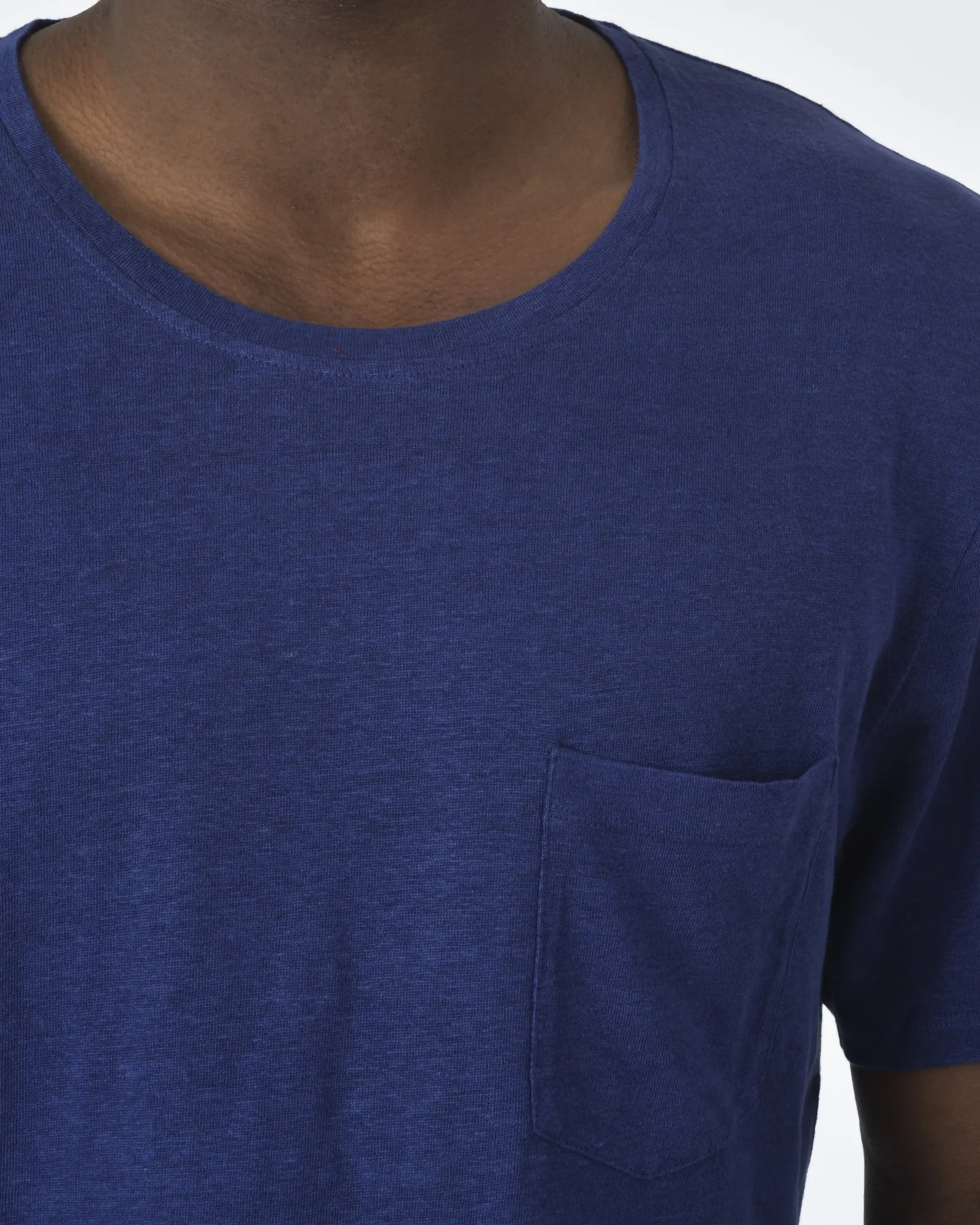 T-Shirt bleu Vneck 