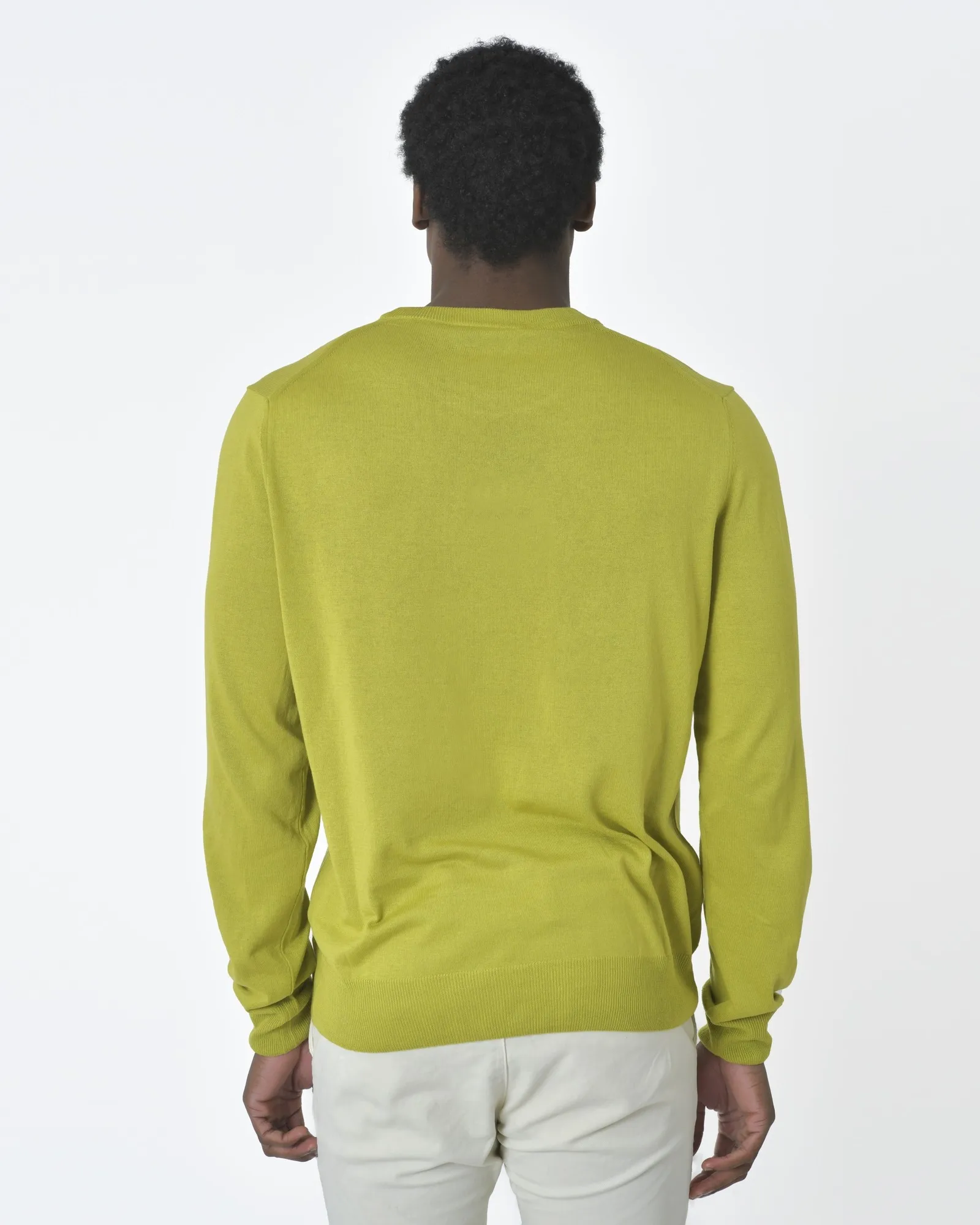 Pull en maille vert  Vneck 