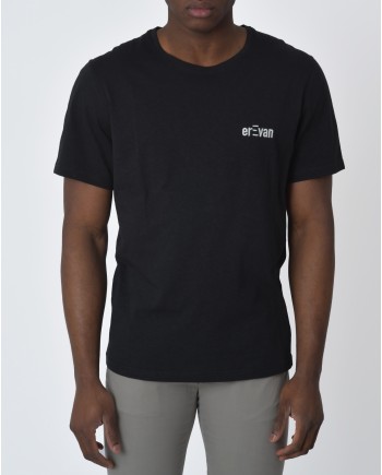 T-Shirt noir avec logo Erevan 