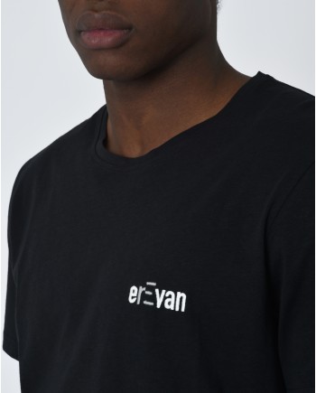 T-Shirt noir avec logo Erevan 