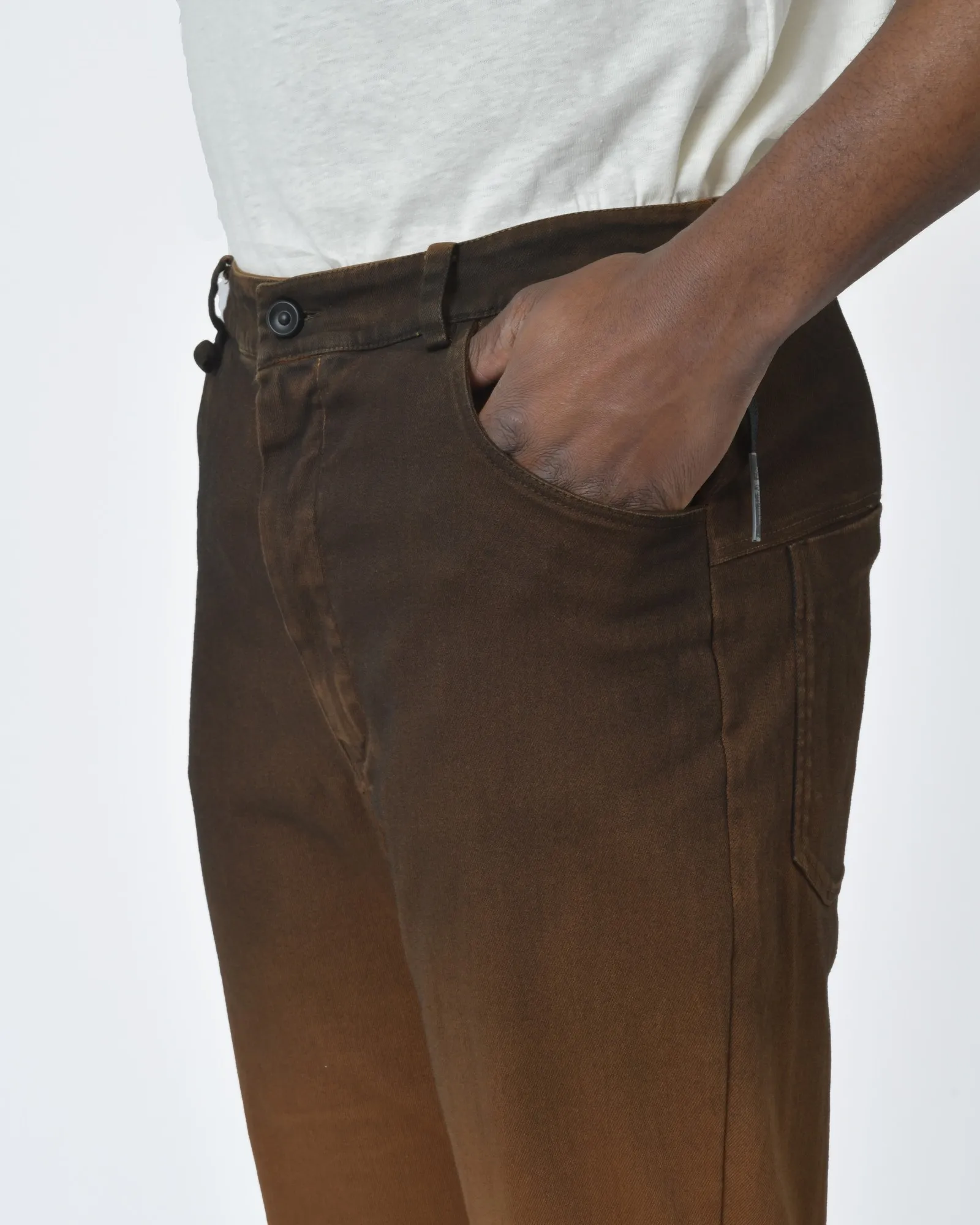 Pantalon marron Nostra Santissima 