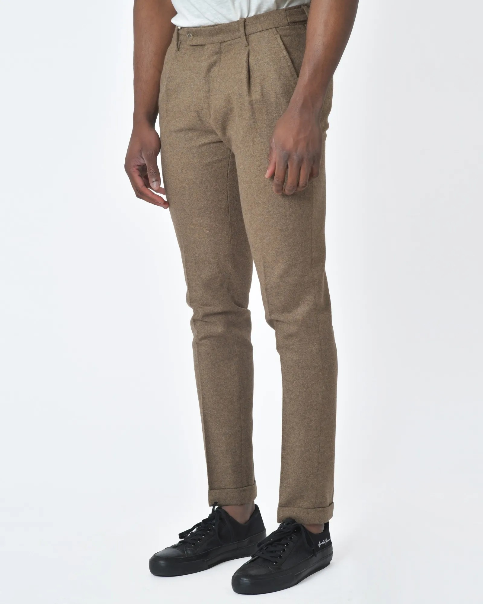 Pantalon en laine coupe slim Michael Coal 