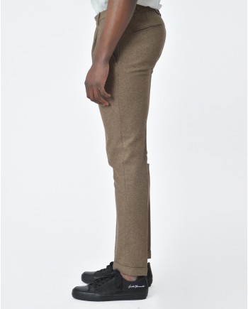 Pantalon en laine coupe slim Michael Coal 