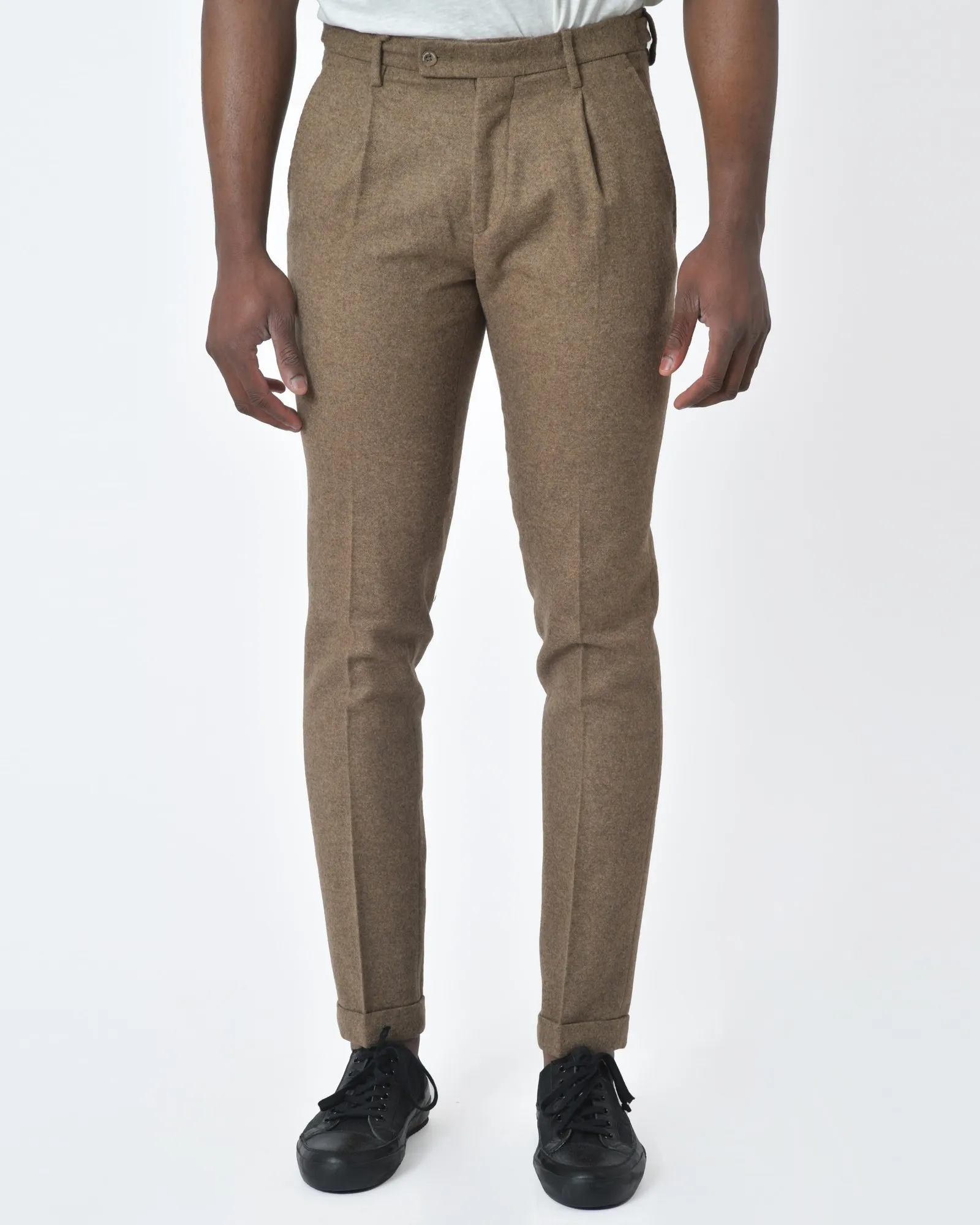 Pantalon en laine coupe slim Michael Coal 