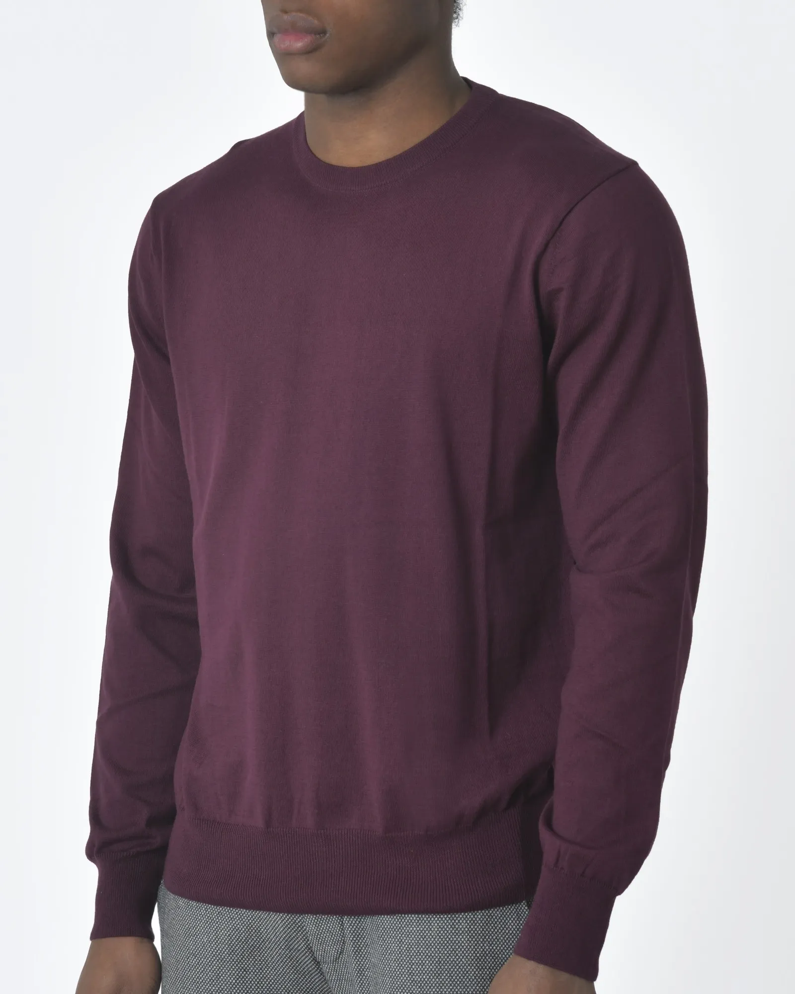 Pull aubergine Vneck 