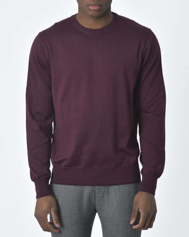 Pull aubergine Vneck 