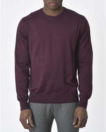 Pull aubergine Vneck 