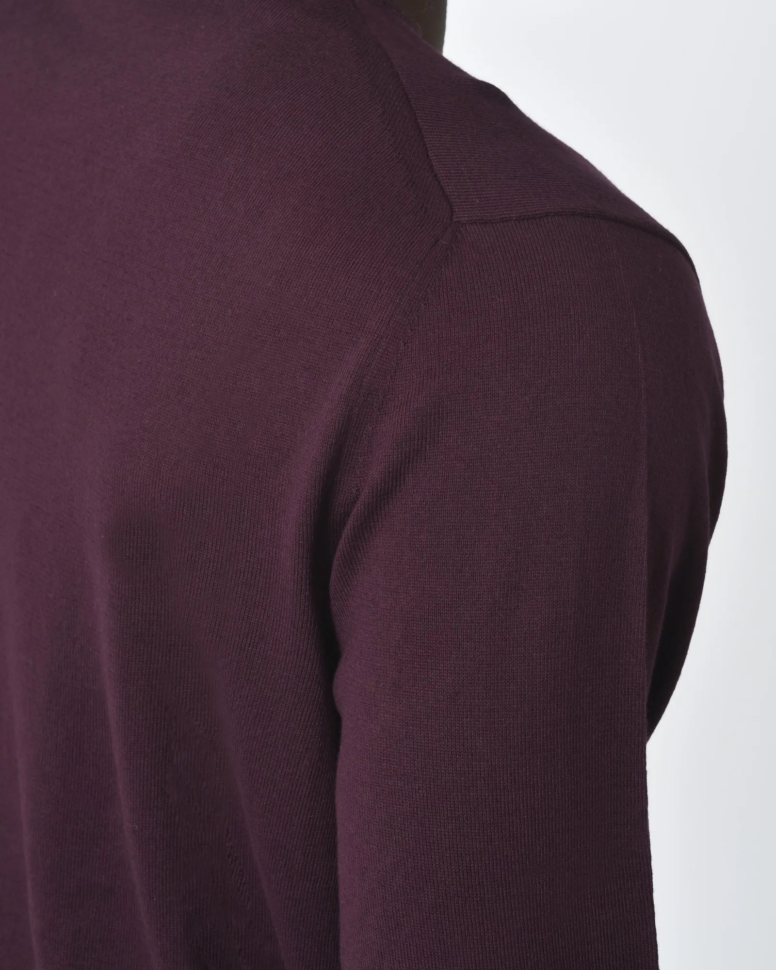 Pull aubergine Vneck 