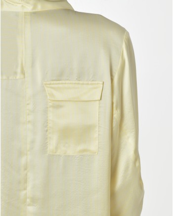 Robe jaune à bouton Toos Franken 