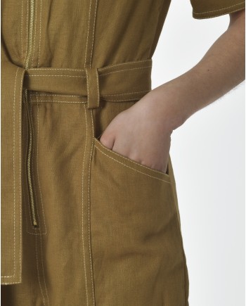 Combinaison pantalon camel Idano 