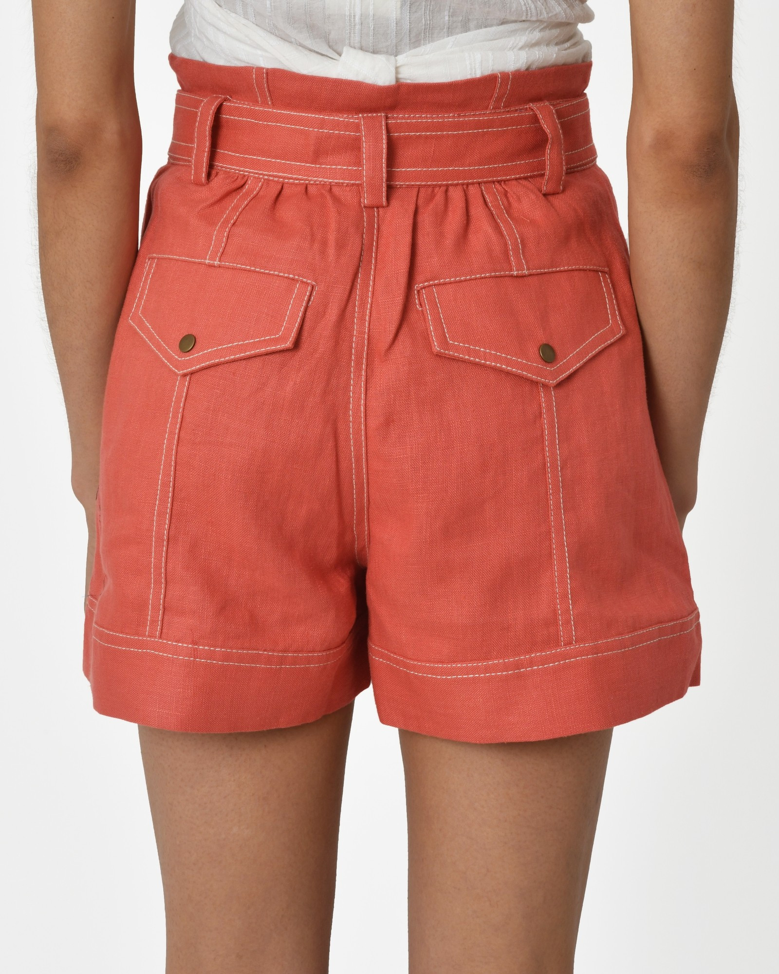 Short rouge corail Idano 