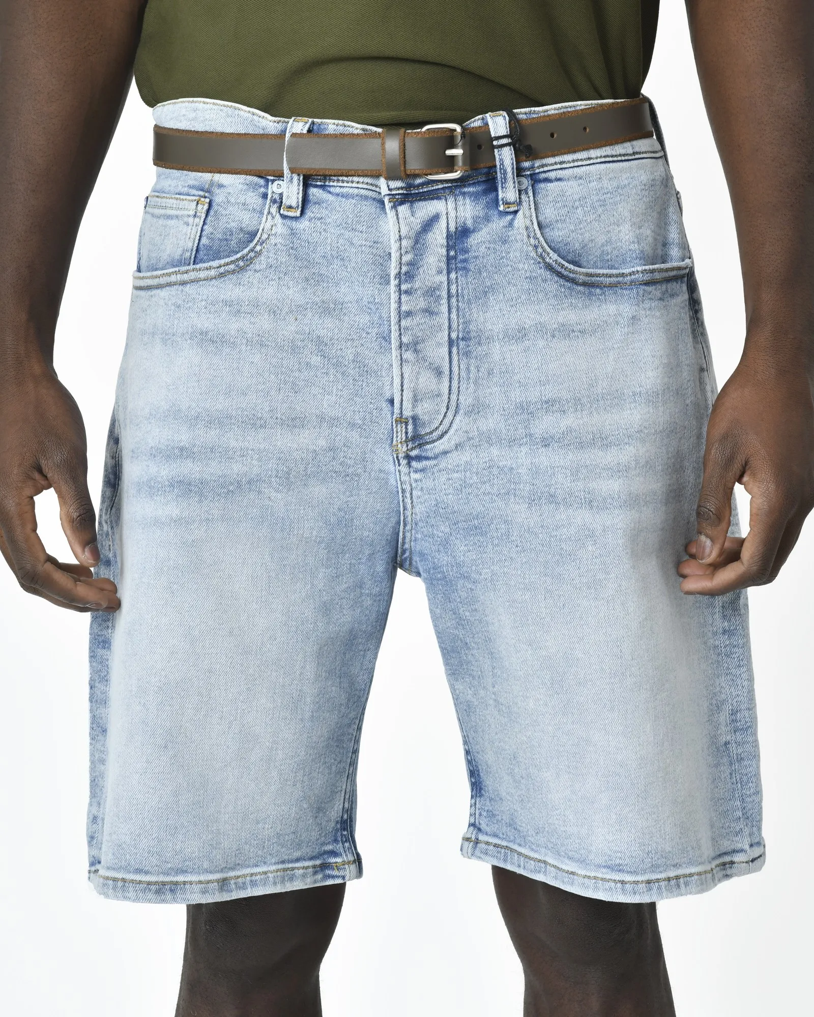 Bermuda en jean bleu clair Scotch and Soda 