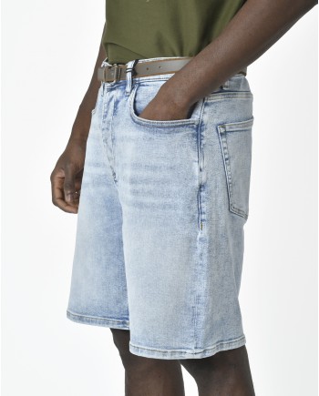 Bermuda en jean bleu clair Scotch and Soda 