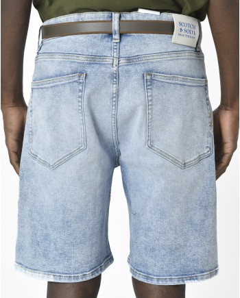 Bermuda en jean bleu clair Scotch and Soda 