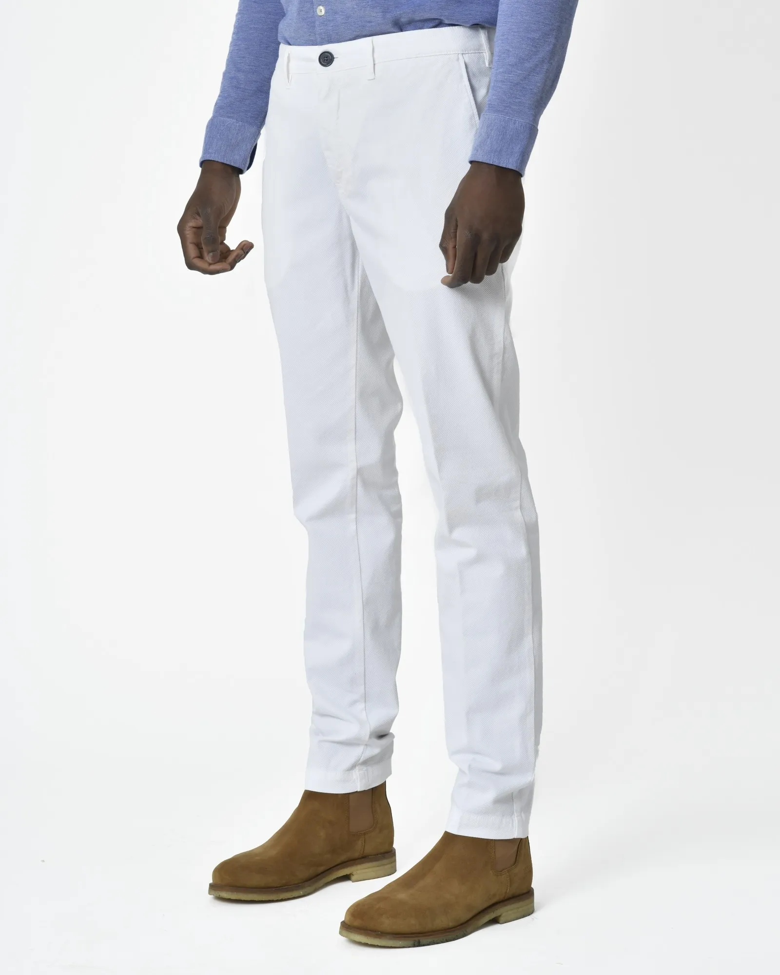 Pantalon droit blanc Rodrigo 