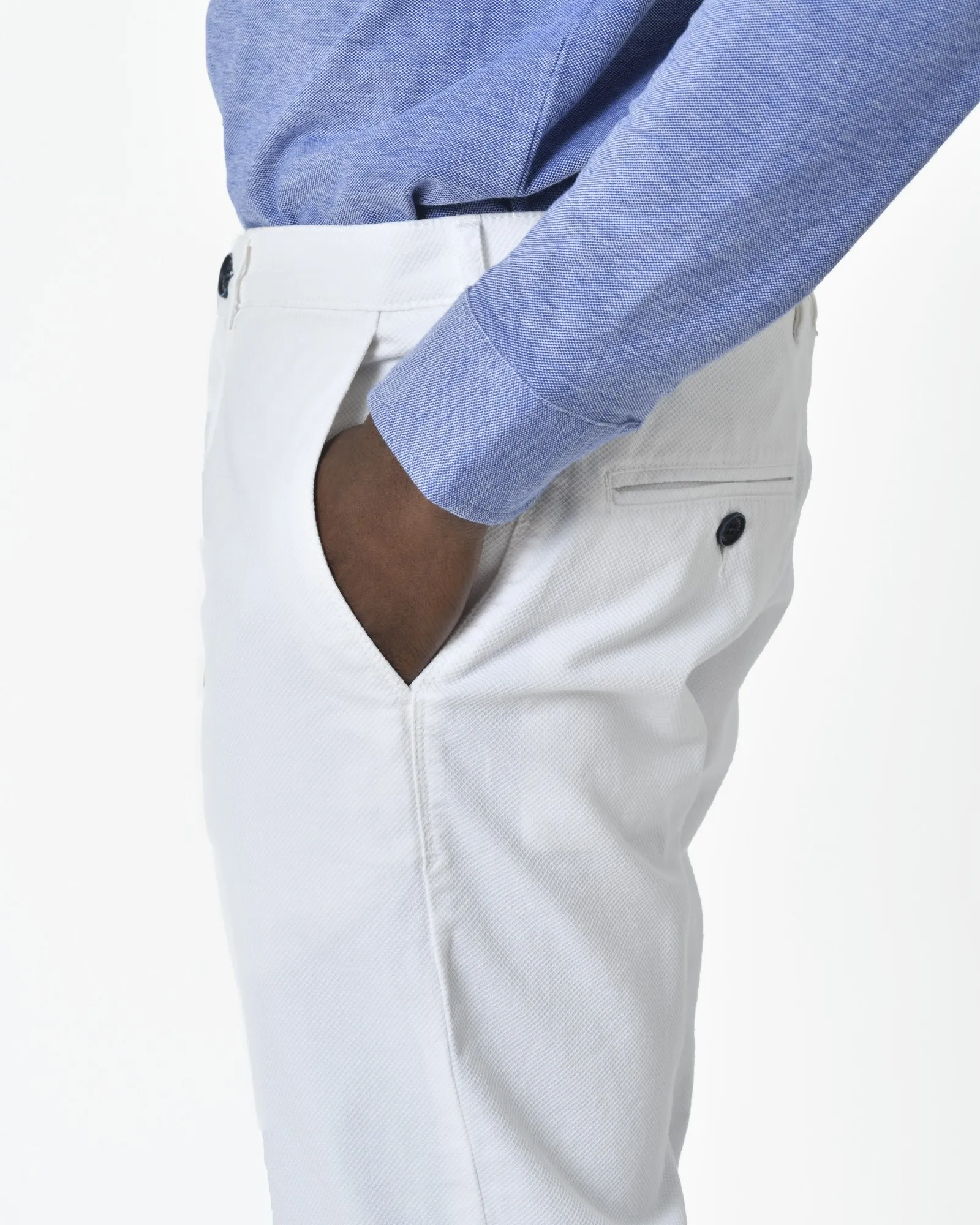 Pantalon droit blanc Rodrigo 