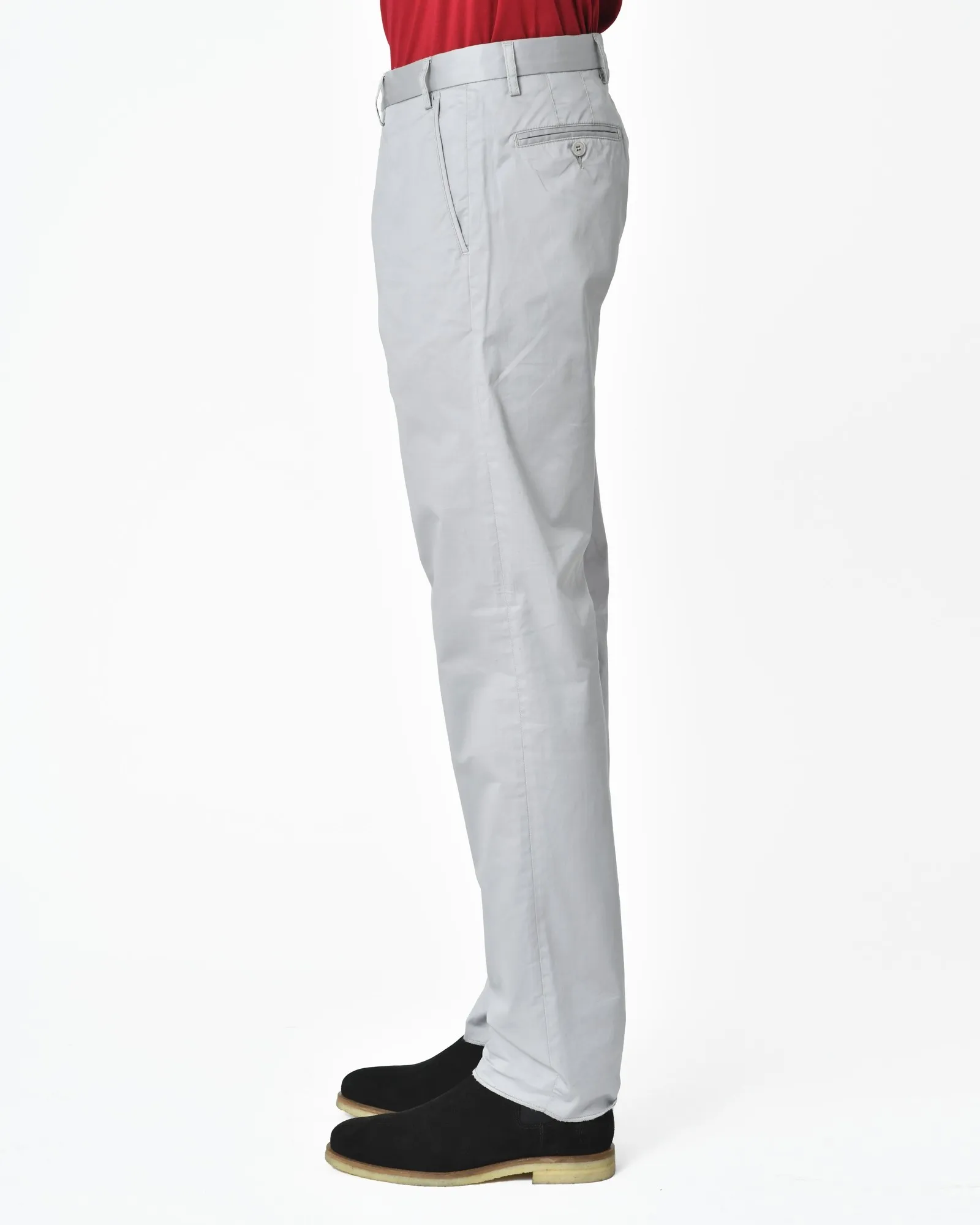 Pantalon Gris clair avec logo brodé Rodrigo 