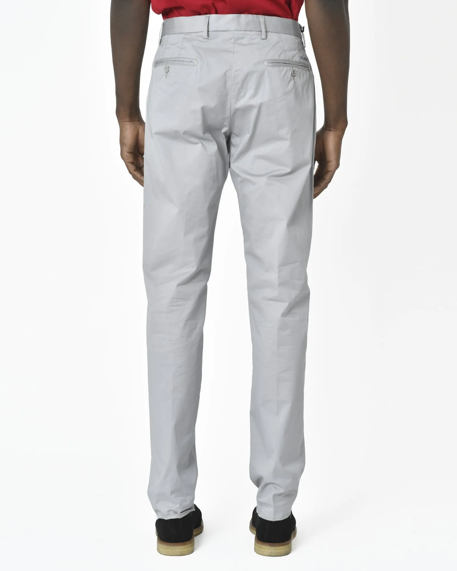 Pantalon Gris clair avec logo brodé Rodrigo 