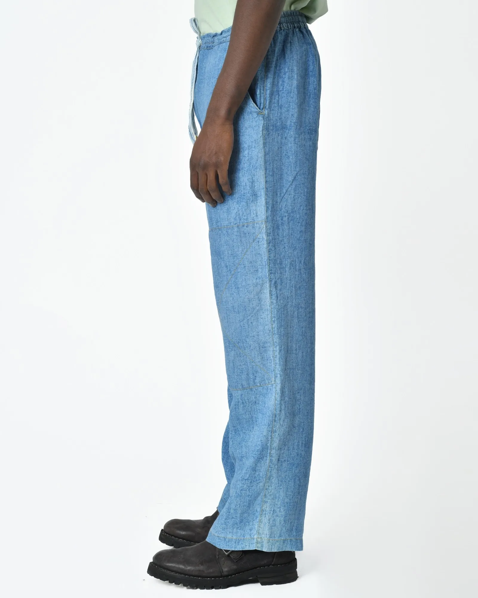 Pantalon bleu clair 120% Lino 