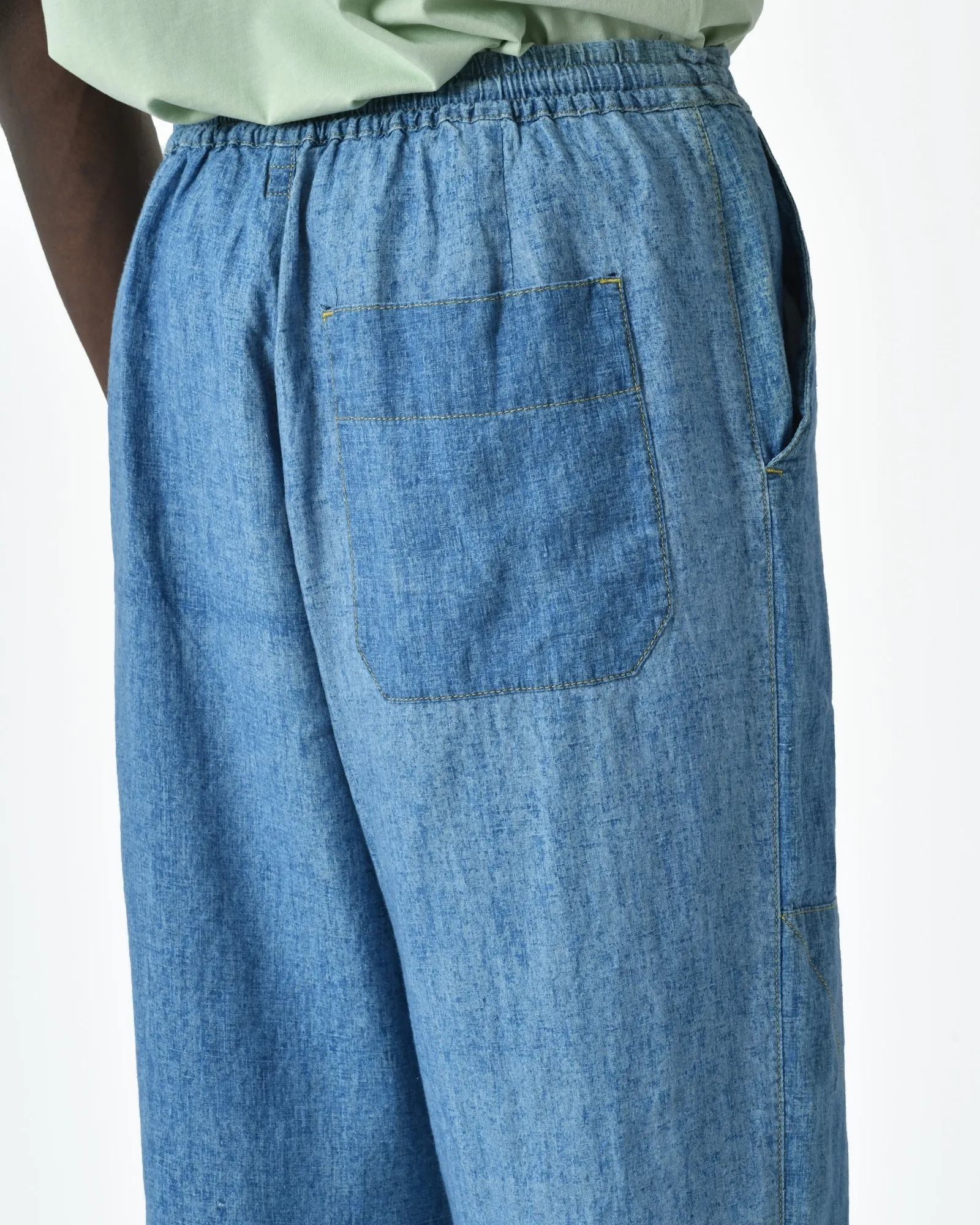 Pantalon bleu clair 120% Lino 