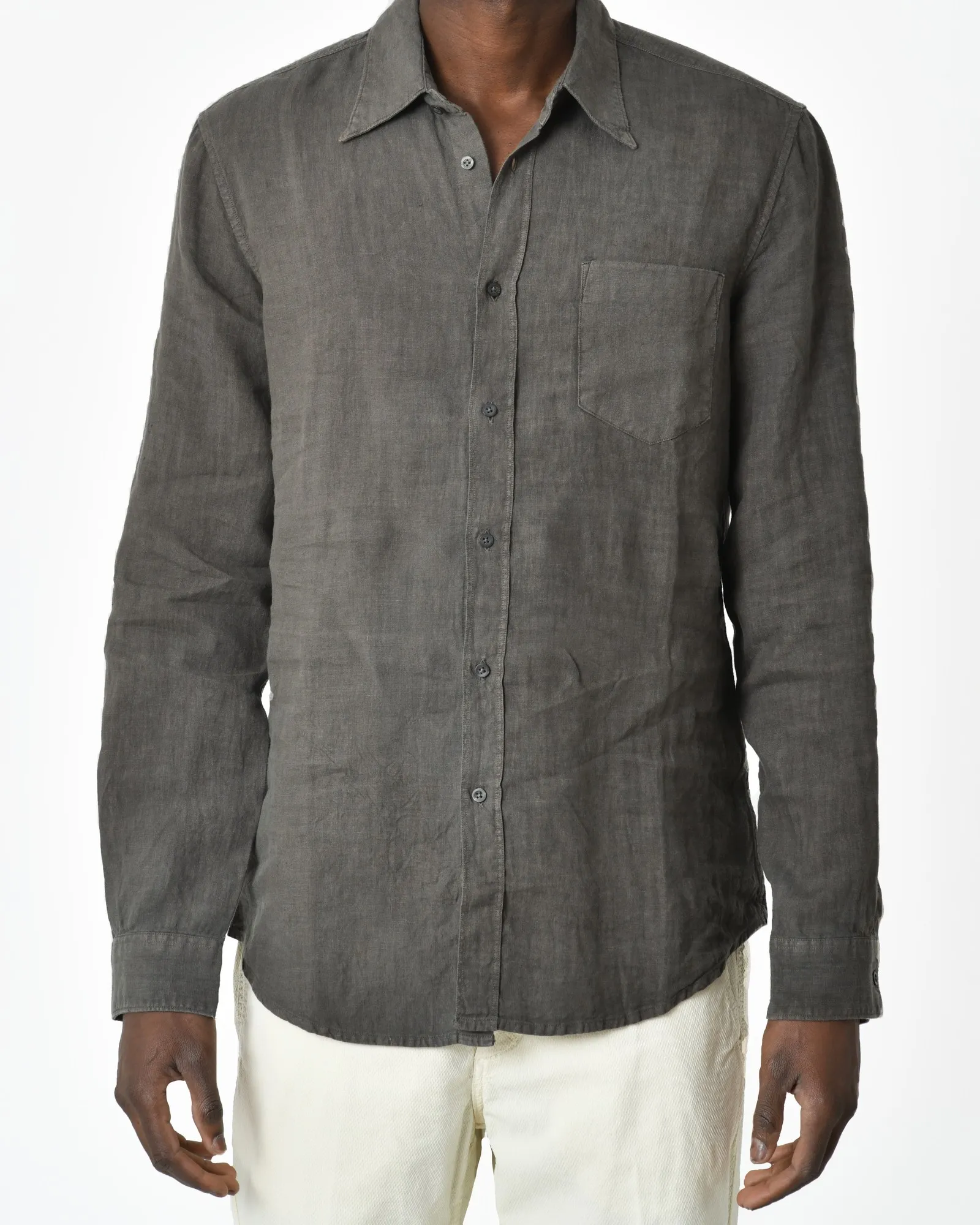 Chemise brun 120% Lino 