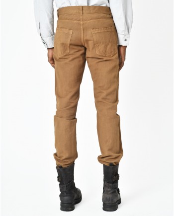 Pantalon marron 120% Lino 