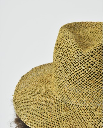 Chapeau unisex en raphia Reinhard Plank 