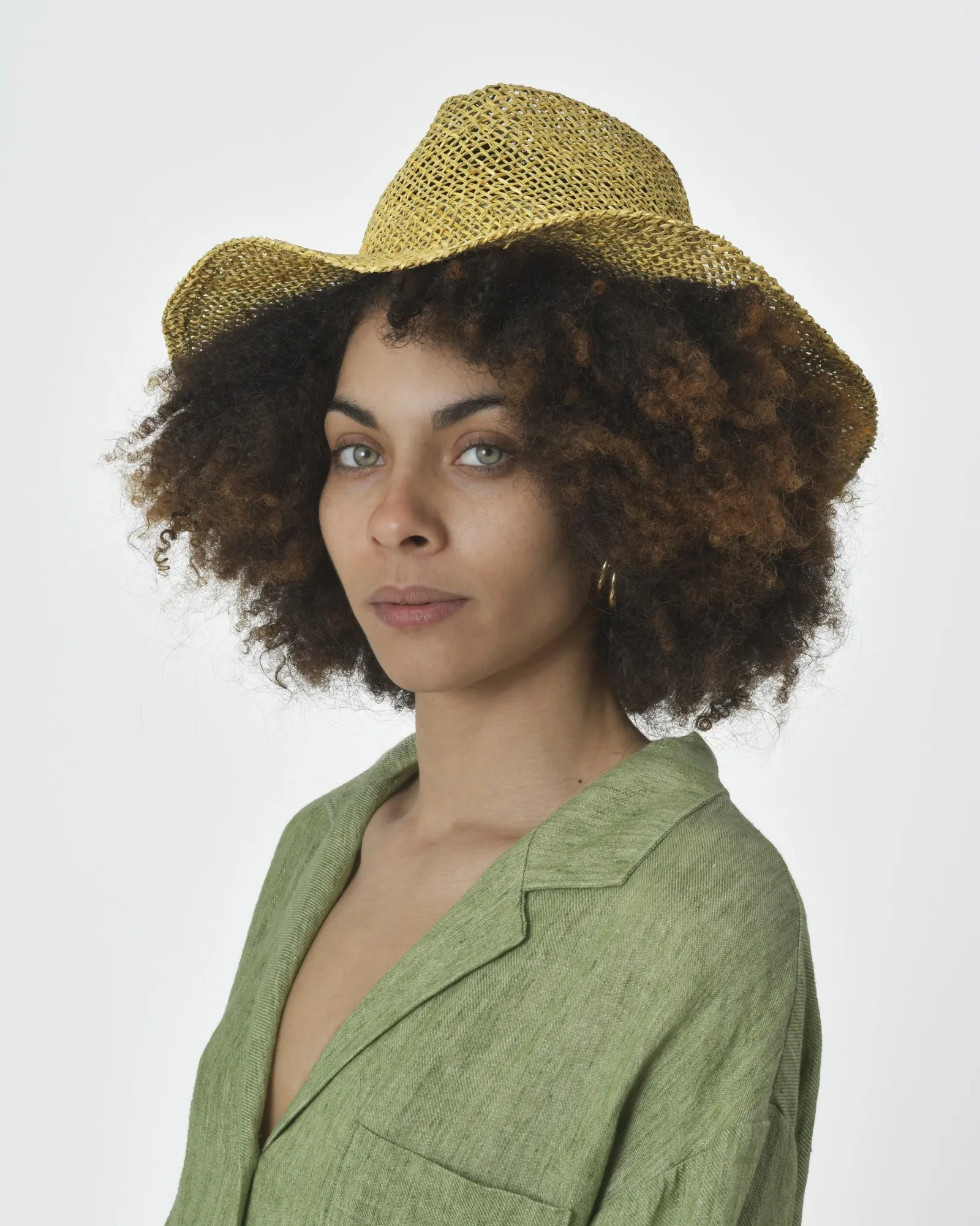 Chapeau unisex en raphia Reinhard Plank 