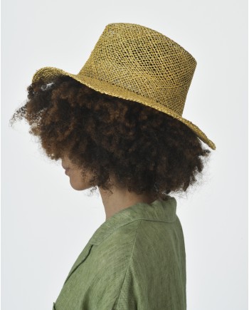 Chapeau unisex en raphia Reinhard Plank 